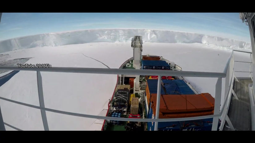 Antarctic! The ICE WALL is REAL holding the waters! @2018Flatearth  2018flatearth